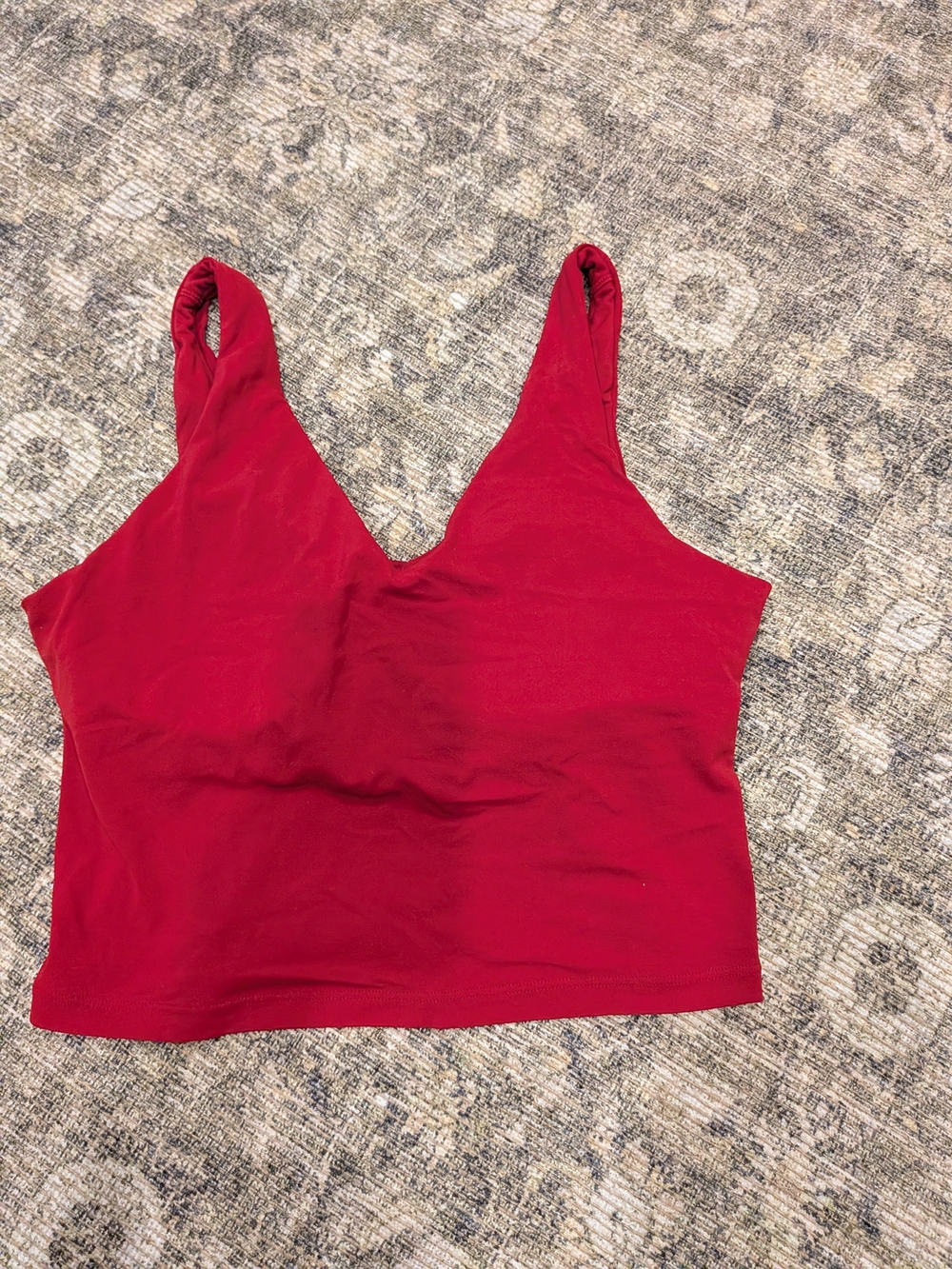Athleta V-Neck Crop Tank Top